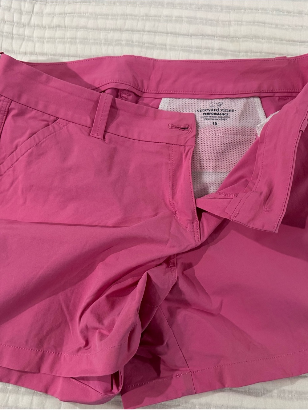 Vineyard Vines Pink Performance Athletic Shorts